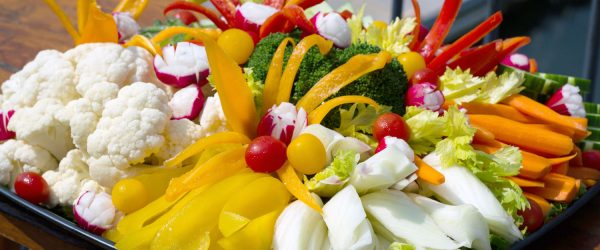 rowayton market-fruit vegetable crudite platter